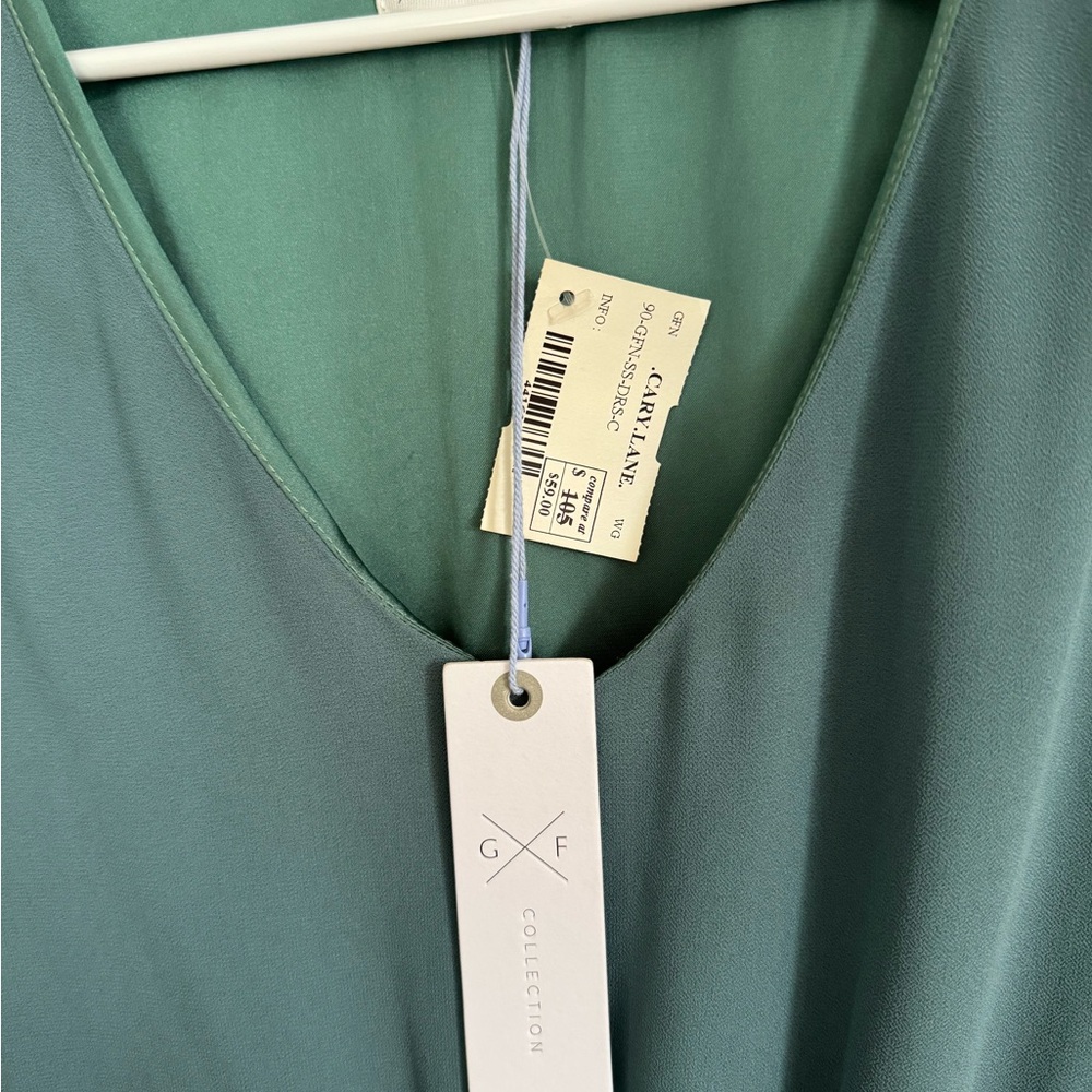 NWT Bluegreen/Turquoise flowy Mini Dress from Boutique - Picture 2 of 3